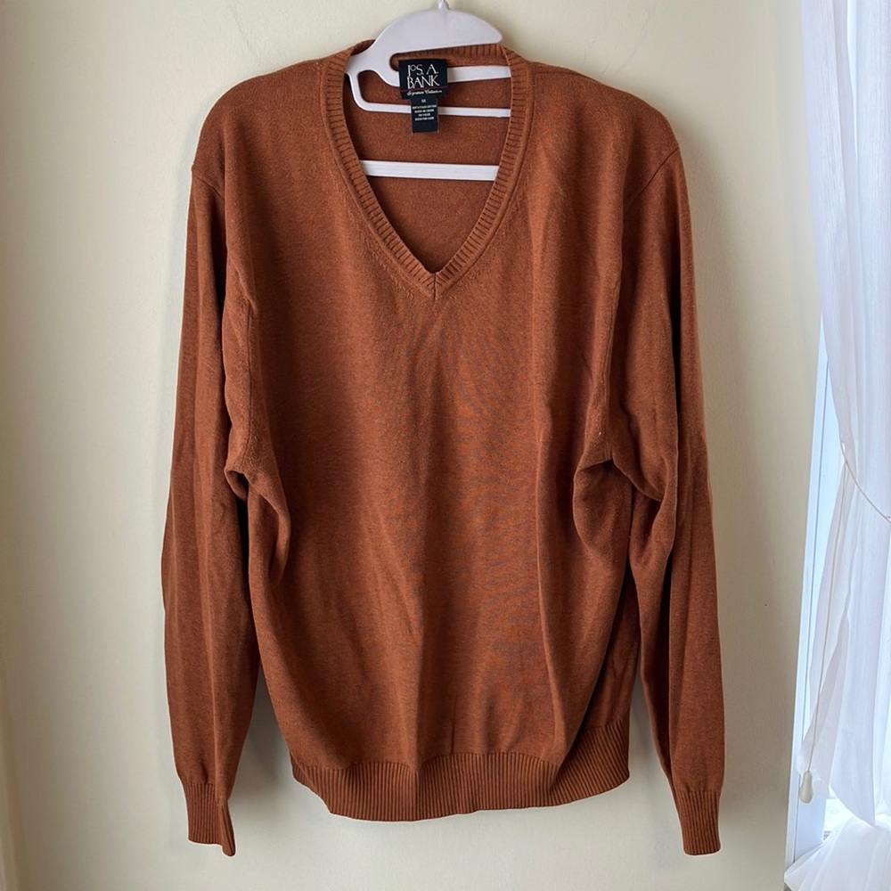Jos. A Bank Rust/orange Sweater